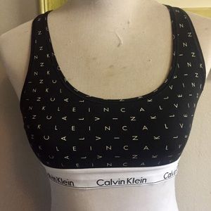 Calvin Klein sports bra lounge bra Sz medium